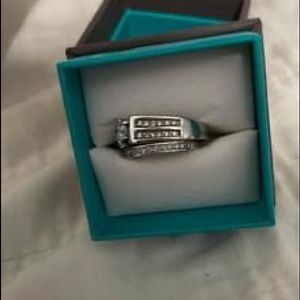 White 14k gold Wedding ring